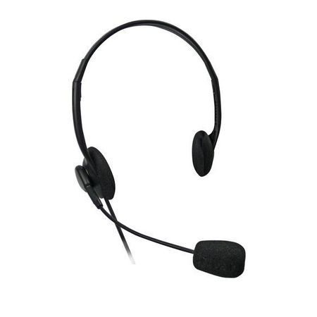 Fone de Ouvido Fortrek Multimídia Com Microfone Preto