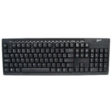 Teclado Leadership Multimídia Preto PS2