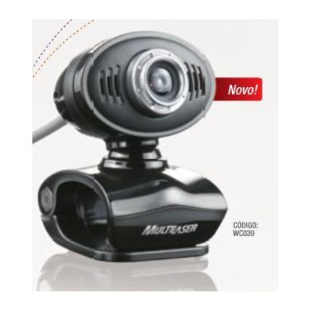 Webcam Multilaser Usb 2.0mp Com Microfone Embutido