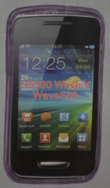 Capa TPU Samsung S5380/Wave Y ROXA
