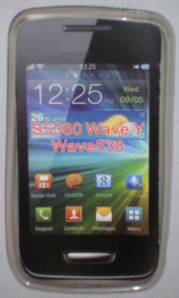 Capa TPU Samsung S5380/Wave Y TRANSPARENTE