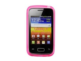 Capa TPU Samsung Galaxy Y Duos S6102 ROSA