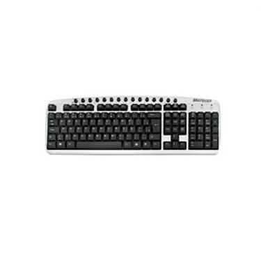 Teclado Multilaser Multimídia Standard Preto/ Prata - PS2